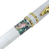 Inlay Mother of Pearl Design Handmade Ballpoint Pen Retractable Executive Gift Deluxe Rollerball Point Black Ink (White)...