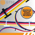 GTSE 100 Pack Of Black Screw Mounts, Zip Ties Up To 0.35" Wide, Saddle Type Zip Tie Anchors...