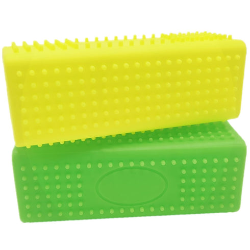 2 Pieces Pet Dog Cat Hair Remover, Block Roller Cleaner, Hollow Silicone Cleaner Brush for Sofa, Car Interiors, Furnishings, Carpets, Bedding or A...