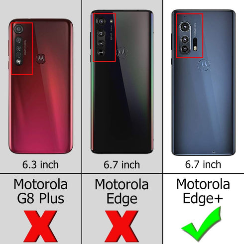 Sucnakp for Moto Edge Plus Case Moto Edge+ Case Shock Absorption Anti Scratch Heavy Duty Durable Drop Protection Cell Phone Cover for Motorola Mot...