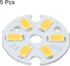 MECCANIXITY COB LED Light Chip Bead 3W 120lm 3000-3200K 23mm 9-11VDC Energy Saving Bulb for Spotlight Floodlight Replacement Warm White 5Pcs...