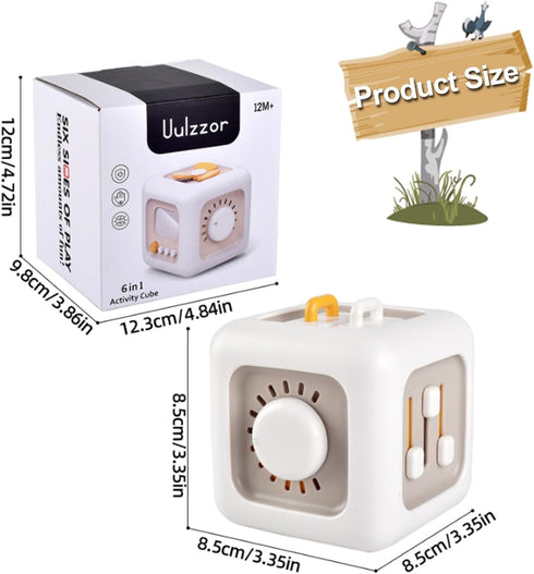 Montessori Toys Activity Busy Cube for Baby Toys 12 18 Months Early Learning Educational Baby Toys for 1 Year Old Boys Girls Christmas Birthday Gi...
