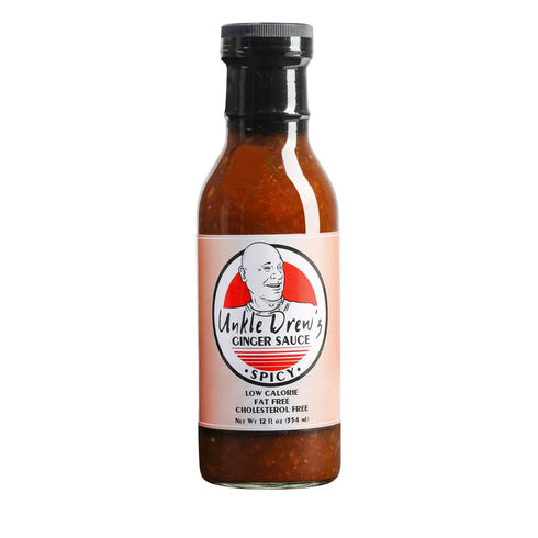 Unkle Drew'z Ginger Sauce, Dressing and Marinade, 12 fl oz, Spicy...