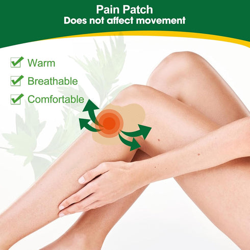 MQ 24 Count Knee Patches, Heat Patches for Knee, Knee Relief Patches, Warming Herbal Patches Long-Lasting Relief for for Knee, Back, Neck, Shoulde...