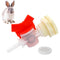 Rabbit Watering System Bucket Connector Kit to ID 5/16" Hose Include Bulkhead Fitting, Barb Ball Valve and Mesh Washe...