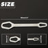 Double Ended Multifunctional Universal Wrench Adjustable Wrenches Self-Tightening Adjustable Torx Spanner Key Bolts Nuts Wrench Repair Tools for D...