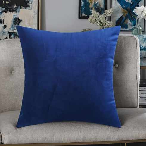 Andreannie Pack of 4 Gold Velvet Cozy Decorative Throw Pillow Covers 18x18 Soft Cushion Case for Couch Sofa Bed (Mixed 4 Pcs, 18" x 18" (Pack of 4...