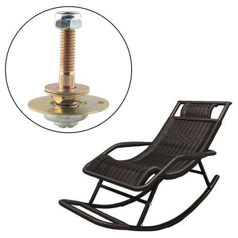 4PCS Rocking Chair Bearing Screws 2pcs(M8x45mm M8x55mm) Furniture Hardware Accessories Mechanical Bearing Iron...