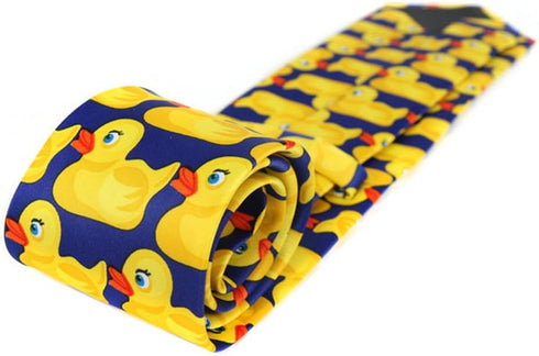 Flairs New York Pet Lovers' Collection Necktie (Yellow Duckie the Ducky)...
