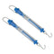 2PCS 1000g/10N Capacity Plastic Tubular Spring Scale Zeroing Capability Plastic Body Spring Balance Hanging Tube...