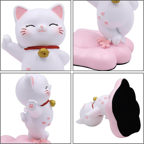 Cute Cat Phone Holder Desk Ornament Kawaii Phone Stand Universal Desk Phone Stand for All Mobile Smartphones Tablets......