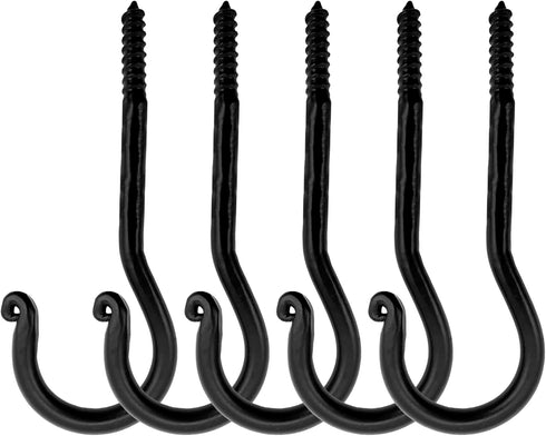 5 Pack Wrought Iron Ceiling Hook Screw Country Primitive Décor Hardware...