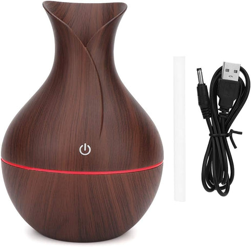 Humidifiers High Capacity Cool Mist Humidifier,for Bedroom,Babyroom, Living Room, Humidifiers (Dark Wooden Grain)...