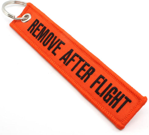 Rotary13B1 - Remove After Flight Keychain - Orange...