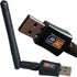 600Mbps Dual Band Internet USB WiFi Adapter for Desktop PC 2.4/5GHz, Laptop Wireless Receiver Network Dongle with Antenna, Compatible with Windows...
