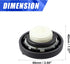 X AUTOHAUX Engine Fuel Tank Cap Gas Oil Filler Plug Cover Replace 26510-26620 for Hyundai Tiburon 2003-2008 for Kia Spectra 2002-2008 Black...