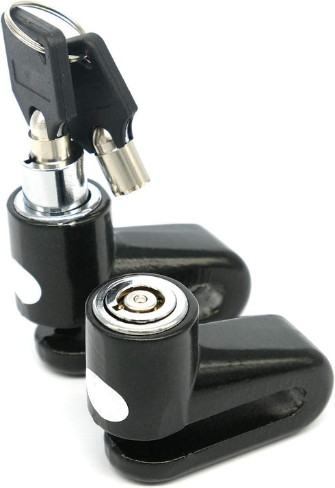 2Pcs Bicycle Lock Bike Security Lock Disc Brake Lock Bicycle Accessories (Black)...