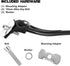 Bike Kickstand for 24-29 inch Bicycles, Aluminum Alloy Adjustable Bike Stand with Button-style Latch, Suitable for Mountain Bike, Road Bike, Hybri...