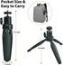 Mini Desktop Tripod Stand with 6.3 inch Universal 1/4 Screw Ballhead for Projectors, DSLR Cameras, Webcams, Smartphones, and Selfie Sticks - Black...