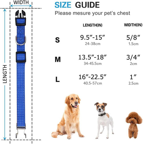 Rhea Rose Dog Collar with Bow Tie for Girl or Boy Gift Soft Durable Bowtie Blue dot Small...
