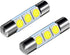 ZHOL SUPER BRIGHT White Vanity LED Light Bulbs Mirror Fuse Sun Visor 3-SMD 5050 Chips, 6641F (A Pair)...