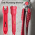 8 in 1 Multifunctional Sink Bathroom Wrench, Plumbing Installation Tool Household Water Pipe Faucet Washing Basin Corner Valve Sink Repair Removal...