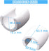 Universal Cleaner White Floating Hose Compatible with Hayward PVX280PK2 for Pool Cleaner 2-Wheel 4-Wheel Pool Cleaner Parts 896584000-280 White 2 ...
