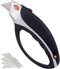 KingTool Box Cutter Utility Knife - Box Cutter Retractable Box Opener With Total 5 pcs SK5 Blades, Aluminum Shell With Rubber Grip, Razor Blades U...
