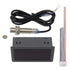 4 Digital Red LED Tachometer RPM Gauge Speed Meter with Hall Magnet Sensor NPN-NO Switch for Lathe Conveyor Belt...