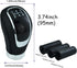 5 Speed Car Shifter Knob PU Leather Gear Lever Handle Car Transmission Stick Head for Most Manual Automotive Vehicles (Black Stitches)...
