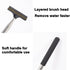 Car Rearview Mirror Wiper 2 Pack Universal Automotive Car Accessories Telescopic Auto Mirror Squeegee Cleaner 98cm Long Handle Portable Car Cleani...