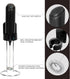 Rechargeable Milk Frother Handheld, Electric Foam Maker with with Wireless Charging Base Frother Drink Mixer with Stands for Coffee, Lattes, Cappu...