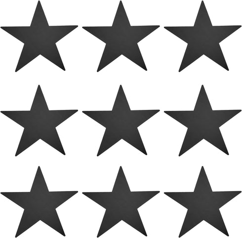 MECCANIXITY Star Cutouts Paper Five Star Confetti Cutouts for Birthday Party Classroom Wedding Bulletin Board Wall Decorations 11 Inches,(Black) P...