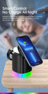 Magnetic Wireless Charging Station for Apple Series,3 in 1 Faster Mag-Safe Wireless Charger Stand for iPhone 14/13/12 Series/iPhone11/Samsung, App...