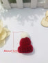10 Pieces Mini Knitting Wool Yarn Hats for Miniature Work DIY Hair Accessories Crafts Cute Doll Hat Jewelry Making Phone Case DIY...