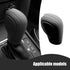 Pack-2 Car Shift Knob Protective Cover, Silicone Tightly Wrapped Anti-Slip and Dust-Proof Decoration, Side Opening Design Gear Lever Cover, Univer...