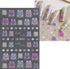 5D Embossed Nail Stickers with Tweezer,4 Sheets Nail Art Stickers Self-Adhesive Cute Cat Pattern Nail Stickers for Acrylic Nails Supplies for Wome...