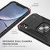 HNHYGETE for iPhone XR Case: iPhone XR phone case with Screen Protector: (Heavy Duty) Military Grade 360° Rotatable Kickstand Shockproof Protectiv...