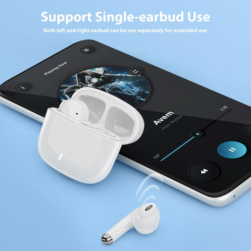 Wireless Earbuds for Samsung S24 Ultra S23 Fe S22+ S21, 5.3 Bluetooth Earbuds Noise Cancelling Ear Buds with Mic Touch HiFi Stereo Wireless Headph...