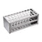 uxcell 304 Stainless Steel Test Tube Holder Lab Stand Rack 40 Hole 3 Layer for 14-16mm Tubes...