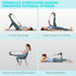 Foot and Calf Stretcher-Stretching Strap For Plantar Fasciitis, Heel Spurs, Foot Drop, Achilles Tendonitis & Hamstring. Yoga Foot & Leg Stretch St...