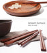 Wooden Chopsticks Reusable Dishwasher Safe 10 Pairs Chinese Asian Korea Iron Wood Handmade Chopstick Natural Healthy for Cooking Eating Restaurant...
