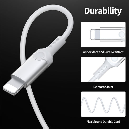 for Lightning Headphones Wired Earbuds for Apple iPhone Earphones MFi Certified Corded Headsets HiFi Stereo with Microphone Volume Control for iPh...