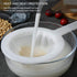 Kitchen Ultra-Fine Nylon Mesh Strainer I Plastic Sieve Filter Spoon For Soy Milk Coffee Milk Yogurt Juice Kefir coladores de cocina (Set of 3-100 ...