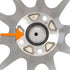 Circuit Performance 73.1mm OD to 63.4mm ID Black Plastic Polycarbonate Hub Centric Rings...