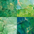 6"X6"-24 sheets Green Emerald Radiance Pattern Paper Pad Designed Art Papers For Gift Album Art Decorative Craft Paper ,Christmas DIY, Retro Decor...