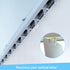 30PCS Vertical Blind Repair Vane Savers, Eco-Friendly Metal Vertical Blind Repair Tabs, Vertical Blinds Replacement Slats, White...