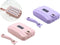 2Pcs Carpet Brush Handheld Carpet Table Sweeper Triple Brush Head Carpet Table Brush Pet Hair Cleaning Brush Collector Brush (Blue+Pink)...
