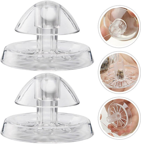 POPETPOP Transparent Snail Catcher Aquarium Snail Traps 2pcs Plastic Fish Tank Snail Catcher Box Transparent Snail Catching Device Leech Planarian...