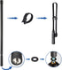 Bingfu Foldable CS Tactical SMA Female Ham Radio Antenna 2-Pack Dual Band VHF UHF 136-520MHz 18.5 inch Antenna for Baofeng BF-F8HP UV-5R UV-82 BF-...